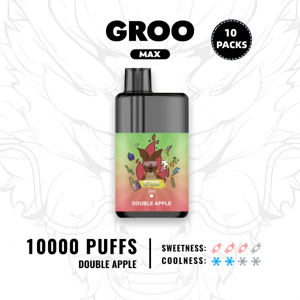 GROO MAX DOUBLE APPLE - 10 PACK BULK