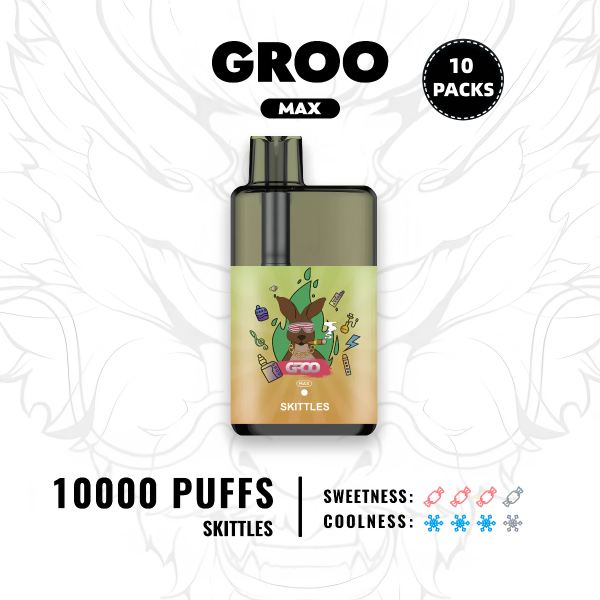 GROO MAX SKITTLES - 10 PACK BULK